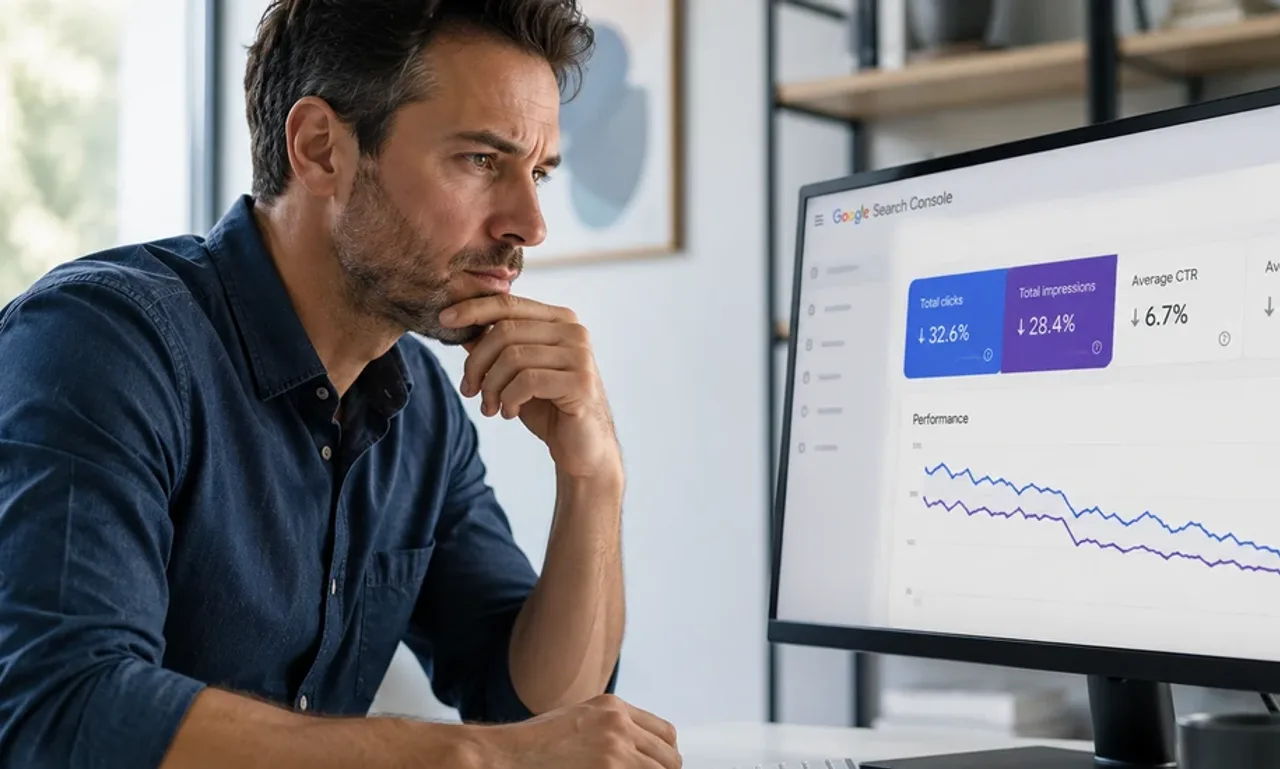 Google May 2026 core update explained by CriticNest: rollout dates, volatility data, how to tell a core update drop from AI Overviews click loss, and a recovery plan