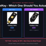 Best YubiKey comparison - 4 models with product photos, specs, and pricing