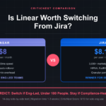 Is Linear worth switching from Jira? CriticNest comparison: Linear /user/mo for engineering-led teams vs Jira .15/user/mo for enterprise compliance