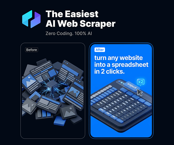 Thunderbit AI Web Scraper, turn any website into a spreadsheet in 2 clicks
